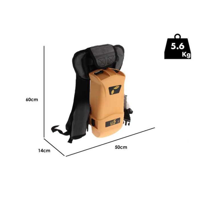 Oliviero L-SET Li5 selkäreppuakku, 36 V, 14 Ah, 504 Wh
