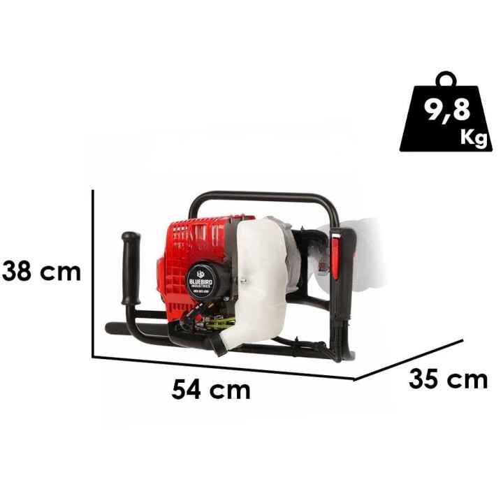 BlueBird NEA 521-ESS moottorikaira, 52 cm³, 1,95 HP