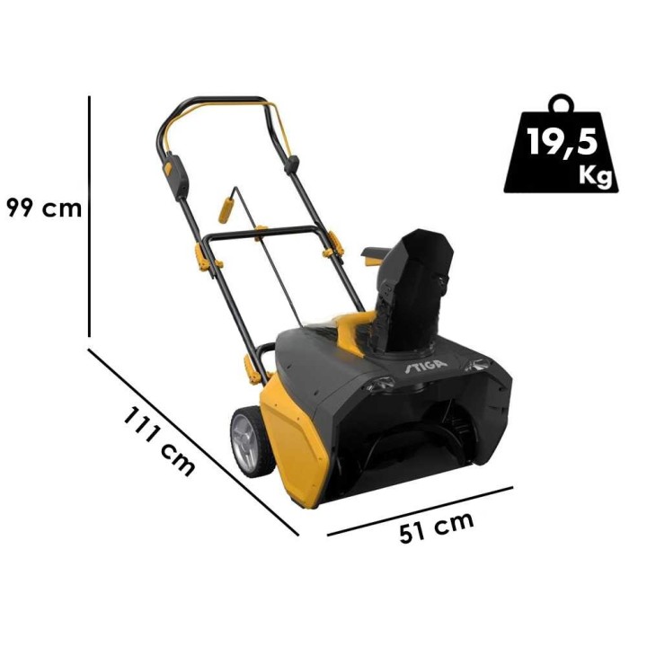 Stiga ST 700e Kit akkulumilinko, 48 V, 7,5 Ah, 50 cm