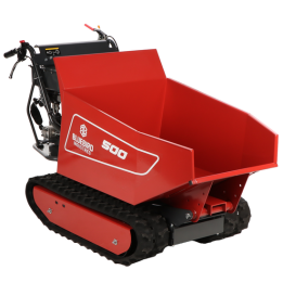 Blue Bird Carrier 500 DH telaketjudumppperi 500 kg Loncin 196 cm hydraulinen kippaus