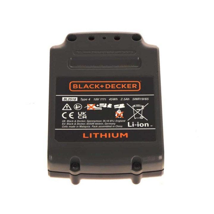 Black&Decker BL2518-XJ litiumakku, 18 V, 2,5 Ah