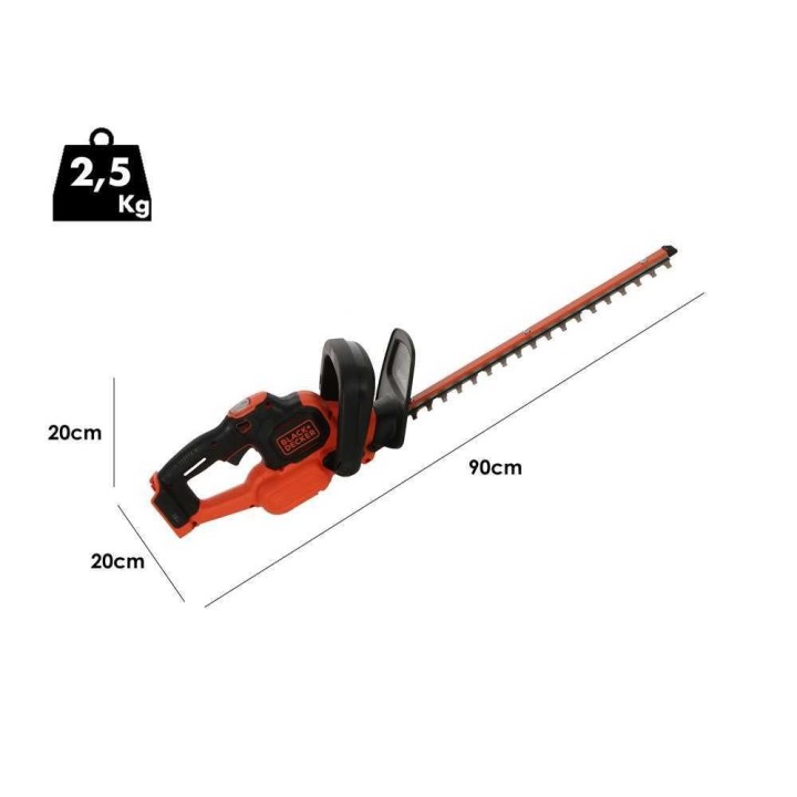 Black & Decker GTC18452PCB-XJ akkupensasleikkuri, 45 cm, 18 V, ilman akkua ja laturia