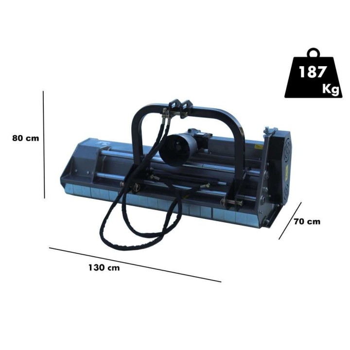 BlackStone BL 120 Hydro traktorimurskain, hydraulinen sivusiirto, 120 cm