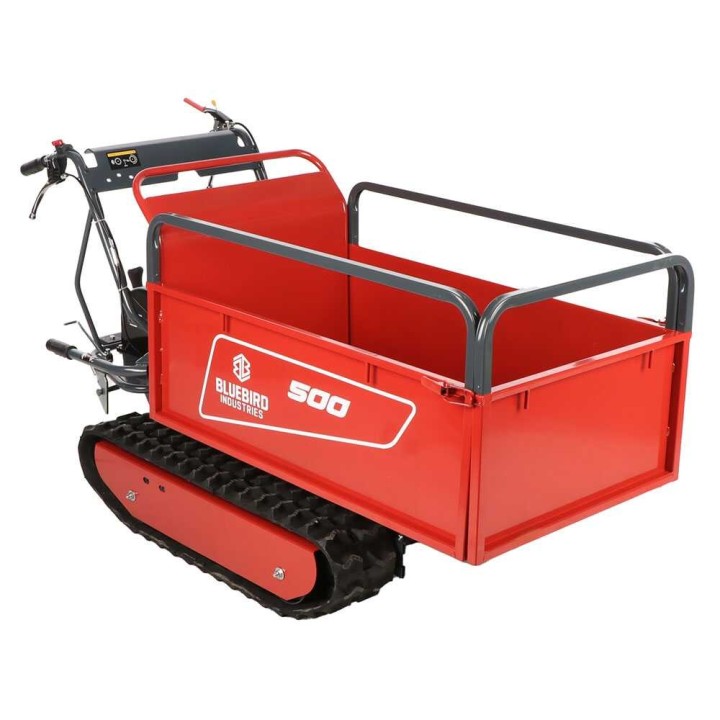 Blue Bird Carrier 500 telaketjukuljetin, 500 kg, Loncin 6,5 HP