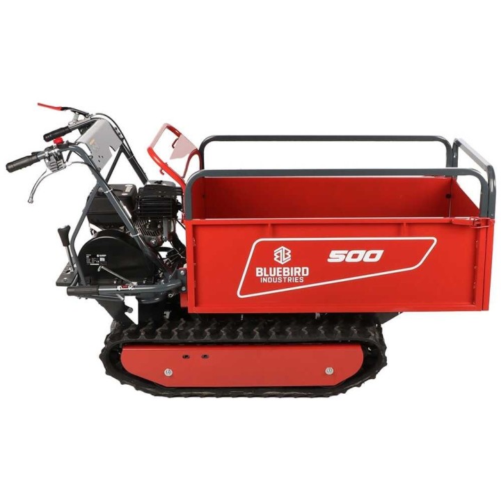 Blue Bird Carrier 500 telaketjukuljetin, 500 kg, Loncin 6,5 HP