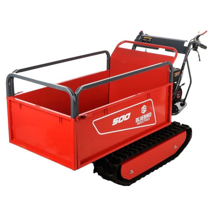 Blue Bird Carrier 500 telaketjukuljetin, 500 kg, Loncin 6,5 HP