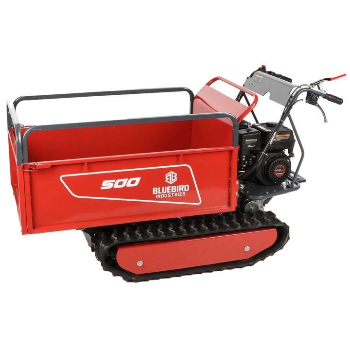 Blue Bird Carrier 500 telaketjukuljetin, 500 kg, Loncin 6,5 HP