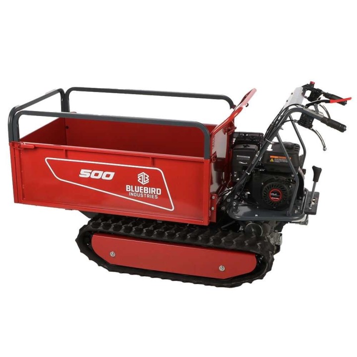 Blue Bird Carrier 500 telaketjukuljetin, 500 kg, Loncin 6,5 HP