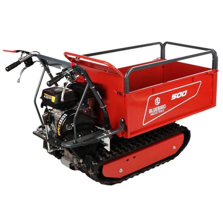 Blue Bird Carrier 500 telaketjukuljetin, 500 kg, Loncin 6,5 HP
