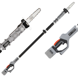 Volpi KVS7100P akkukäyttöinen teleskooppioksasaha 21 6 V ilman akkua ja laturia