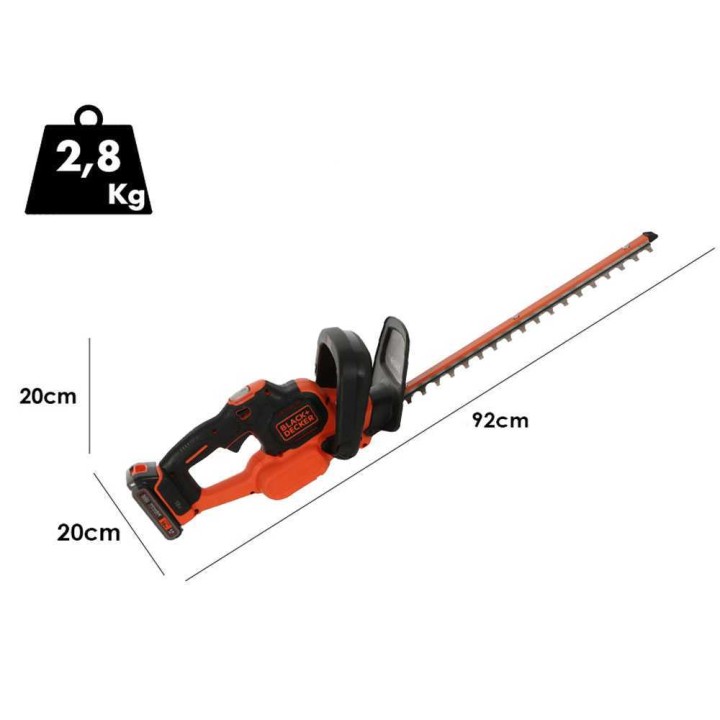 Black & Decker GTC18452PC-QW akkupensasleikkuri, 45 cm, 18 V, 2 Ah