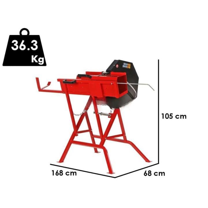 Blue Bird 140mm sähköinen katkaisusaha polttopuille, 2 200 W, 230 V