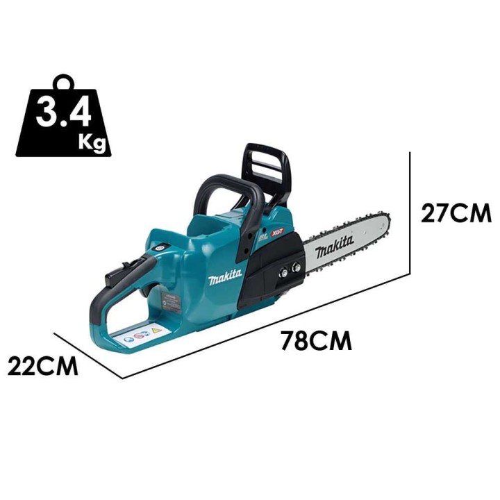 Makita XGT UC025GZ akkuketjusaha, 40 V, 35 cm, ilman akkua ja laturia