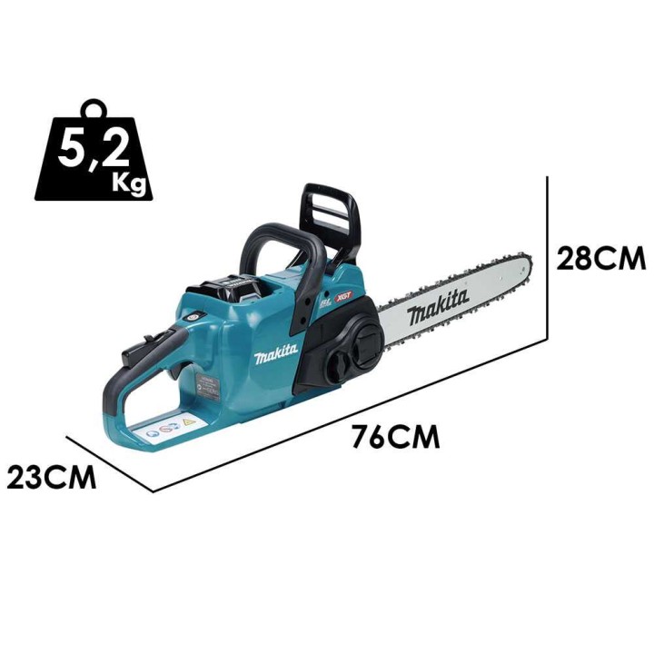 Makita XGT UC022G akkumoottorisaha, 35 cm, 40 V, 5 Ah
