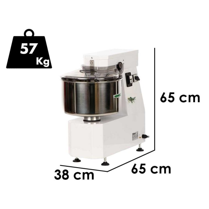 Fimar 20LN -spiraalitaikinakone, 16 kg, 2 nopeutta, kolmivaiheinen 400 V