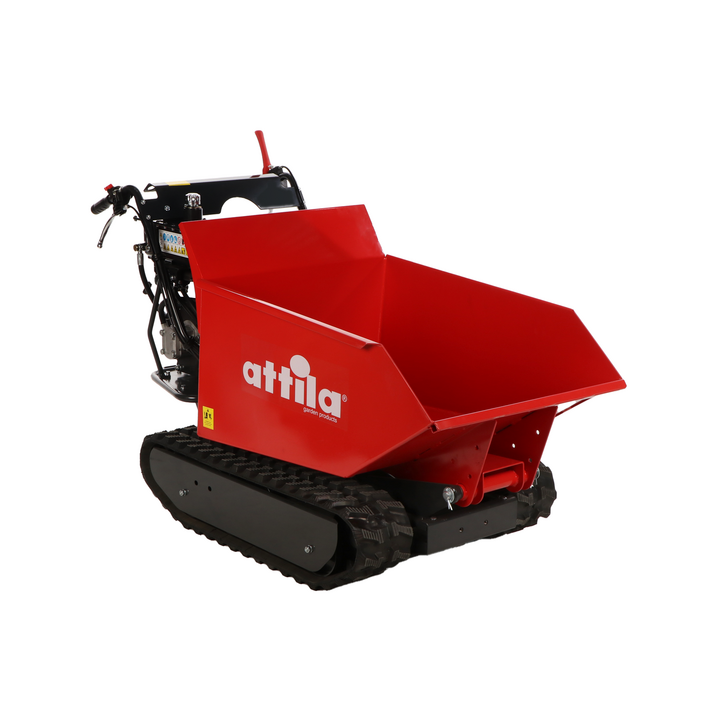 Attila ATT 500 D L telaketjudumpperi 500 kg Loncin 9 HP hydraulinen kippilava
