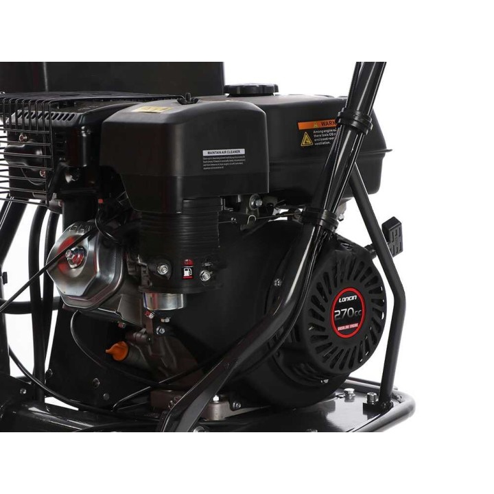 Attila ATT 500 D-L telaketjudumpperi, 500 kg, Loncin 9 HP, hydraulinen kippilava