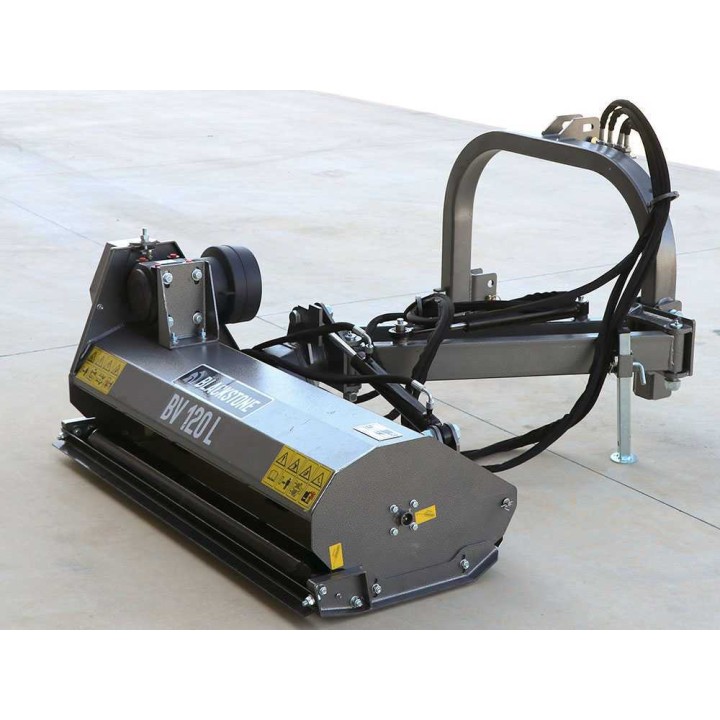 BlackStone BV 120 L sivulle siirtyvä traktorimurskain, 120 cm, 30–35 HP