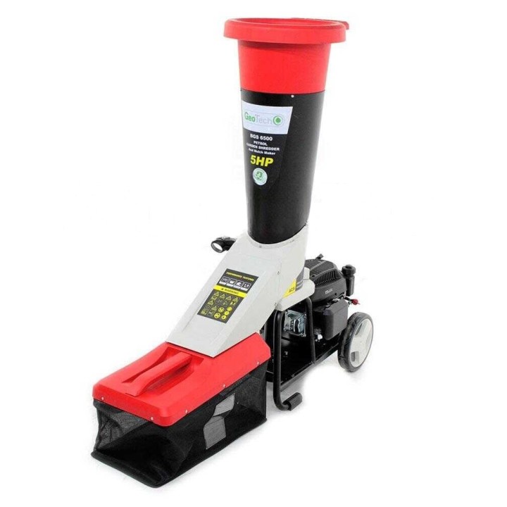 GeoTech BGS 6500 -biotriturieri, Loncin 5 HP, 45 mm