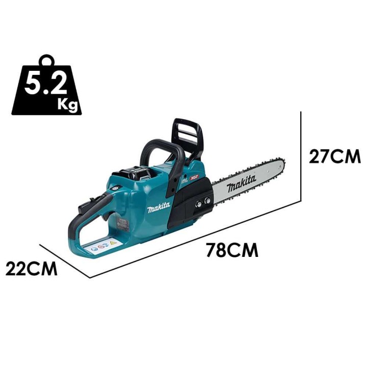 Makita XGT UC025G akkuketjusaha, 35 cm, 40 V / 5 Ah