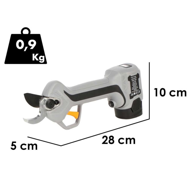 Volpi KV295 sähköoksasakset, 2 × 14,4 V / 2,5 Ah
