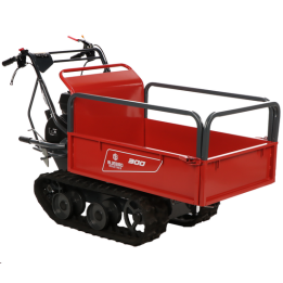 Blue Bird Carrier 300 telaketjukärry 300 kg Loncin 6 5 HP laajennettava lava