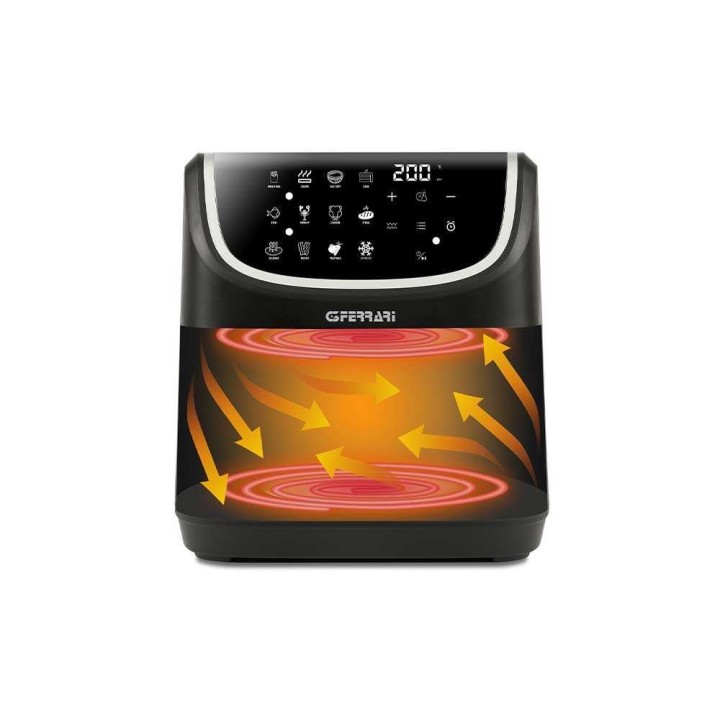 G3 Ferrari Friggisano Grill -monitoiminen ilmafriteerauskeitin, 8 l, 2 200 W, 230 V