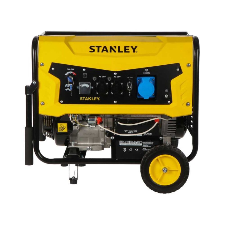 Stanley SG 5600B-1 bensiinikäyttöinen generaattori, AVR, 5,5 kW, yksivaiheinen
