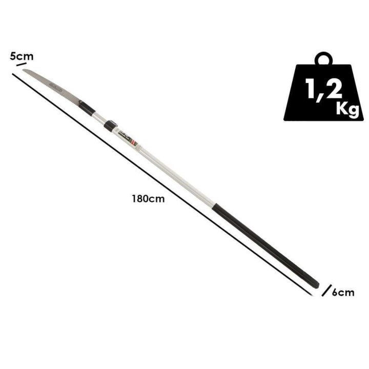 GeoTech ST 300 teleskooppinen oksasaha, 30 cm, 180–300 cm