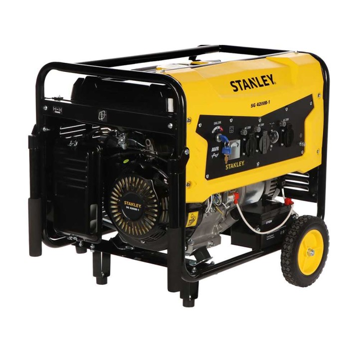 Stanley SG 4200B-1 bensiinigeneraattori, AVR, 4,3 kW, yksivaiheinen