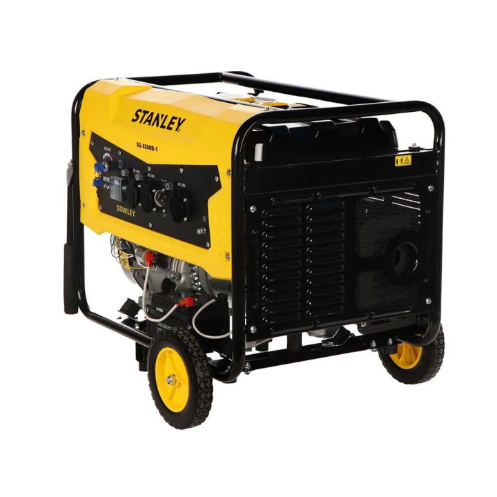 Stanley SG 4200B-1 bensiinigeneraattori, AVR, 4,3 kW, yksivaiheinen