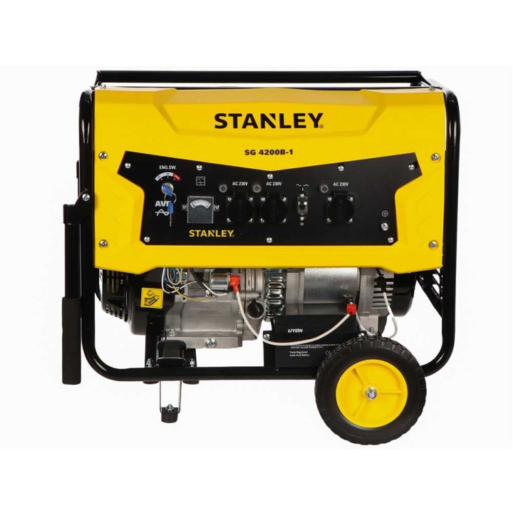 Stanley SG 4200B-1 bensiinigeneraattori, AVR, 4,3 kW, yksivaiheinen