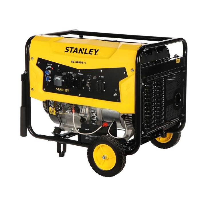 Stanley SG 4200B-1 bensiinigeneraattori, AVR, 4,3 kW, yksivaiheinen