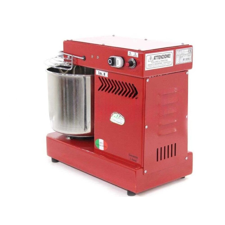Famag IM 8/230 10 Velocità Rosso spiraalitaikinakone, 8 kg, 230 V