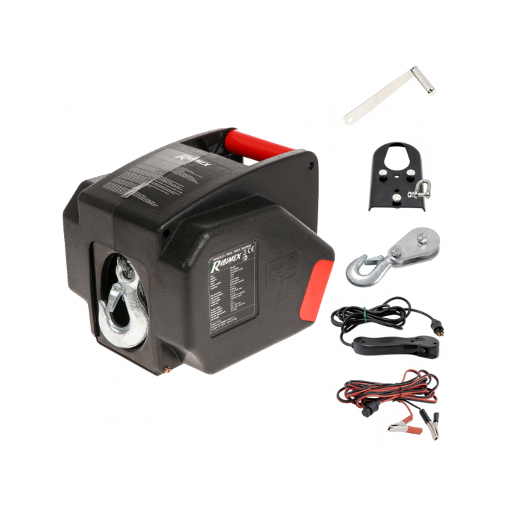 Ribimex PE12V sähkövinssi 12 V 300 W kauko ohjain