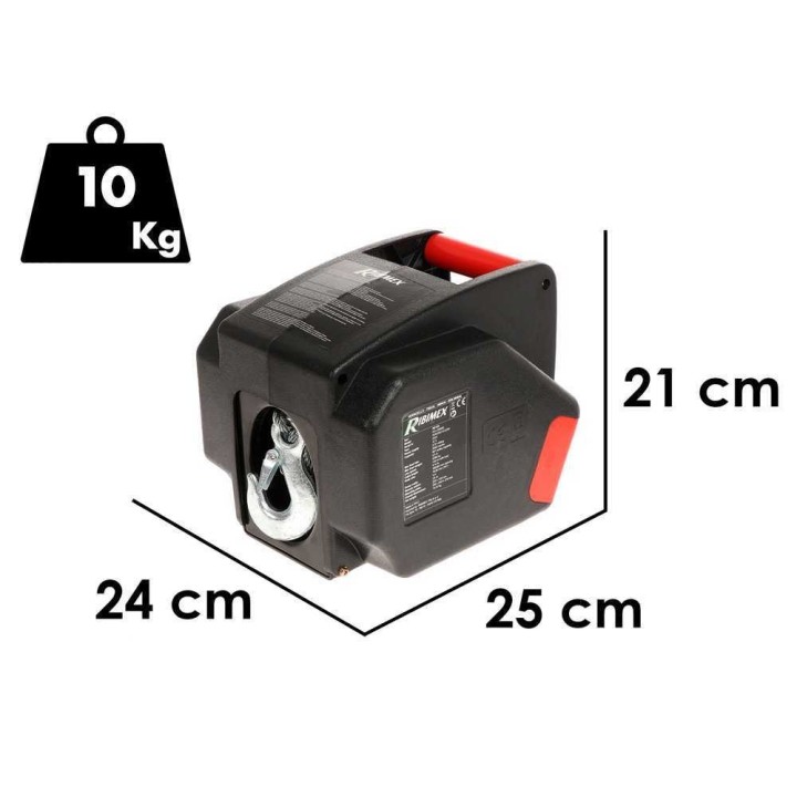 Ribimex PE12V sähkövinssi, 12 V, 300 W, kauko-ohjain