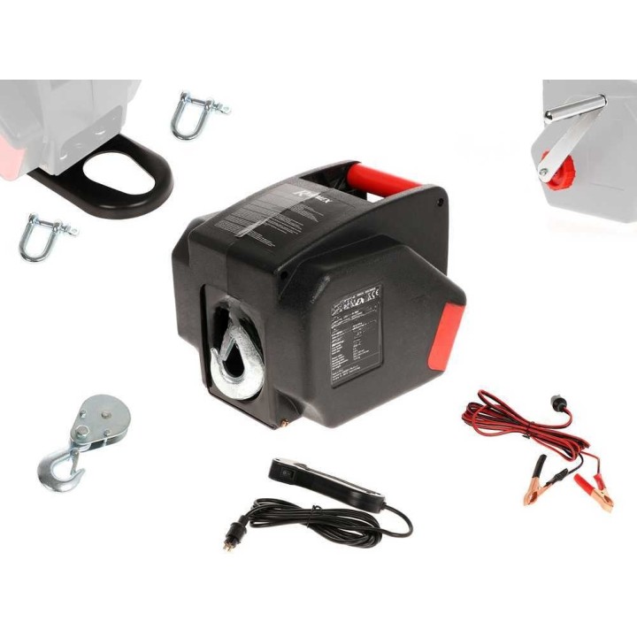 Ribimex PE12V sähkövinssi, 12 V, 300 W, kauko-ohjain