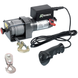 Ribimex PE12V 2500 sähkövinssi 12 V 3 HP 1 100 kg kahdella vaijerilla 2 200 kg