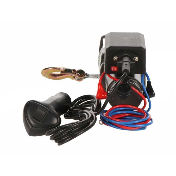 Ribimex PE12V/2500 sähkövinssi, 12 V, 3 HP, 1 100 kg kahdella vaijerilla 2 200 kg