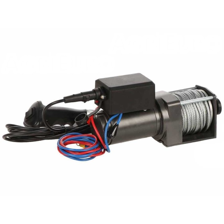 Ribimex PE12V/2500 sähkövinssi, 12 V, 3 HP, 1 100 kg kahdella vaijerilla 2 200 kg
