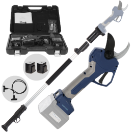 Bullmach ARTEMIS 45 sähköiset oksasakset teleskooppivarsi 150 210 cm 2 21 6 V 4 Ah