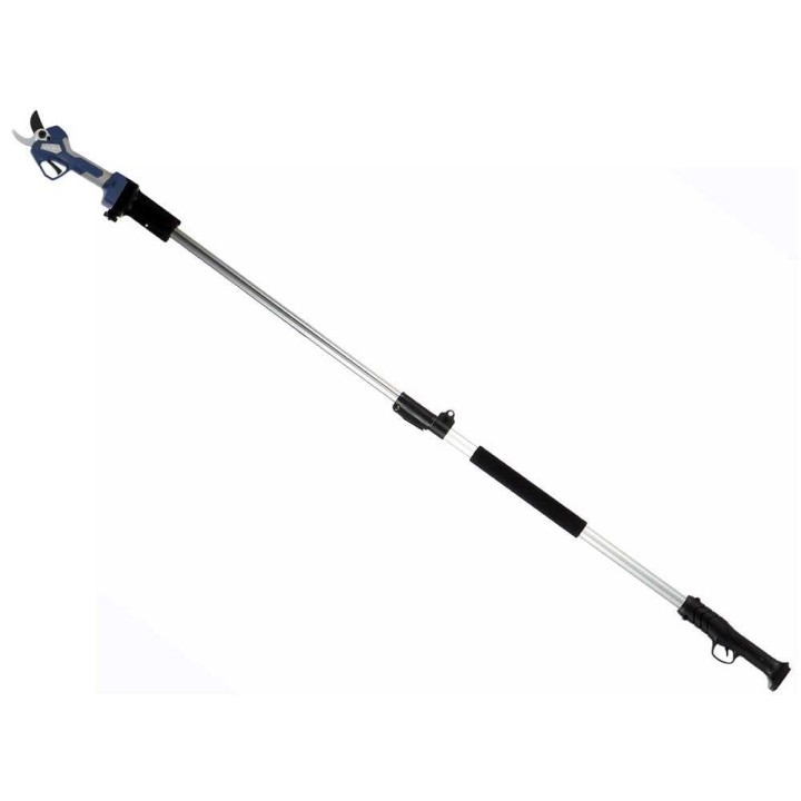 Bullmach ARTEMIS 45 sähköiset oksasakset, teleskooppivarsi 150–210 cm, 2 × 21,6 V 4 Ah