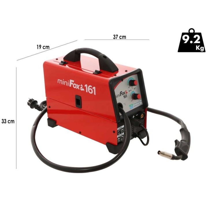 Helvi Mini FOX 161 MIG/MAG-invertterihitsauskone, 10–150 A, 230 V