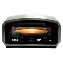 R G V Vulcano sähköinen pizzauuni 2 100 W 450 C pyörivä paistokivi