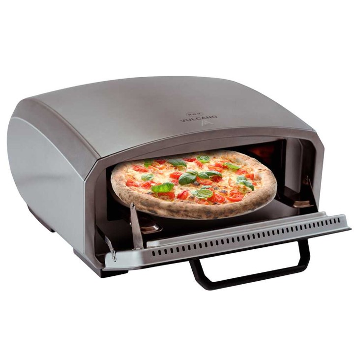 R.G.V. Vulcano sähköinen pizzauuni, 2 100 W, 450 °C, pyörivä paistokivi