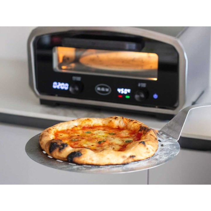 R.G.V. Vulcano sähköinen pizzauuni, 2 100 W, 450 °C, pyörivä paistokivi