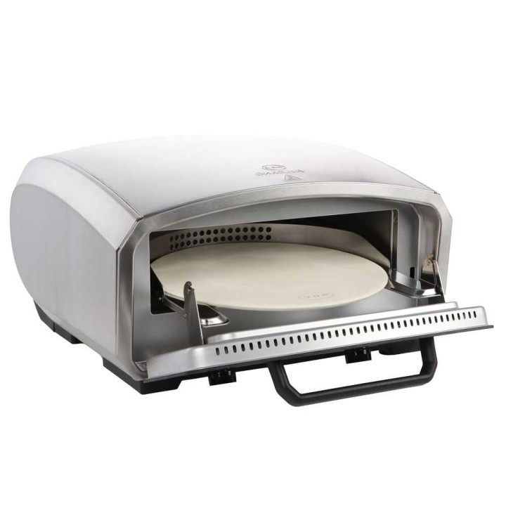 R.G.V. Vulcano sähköinen pizzauuni, 2 100 W, 450 °C, pyörivä paistokivi