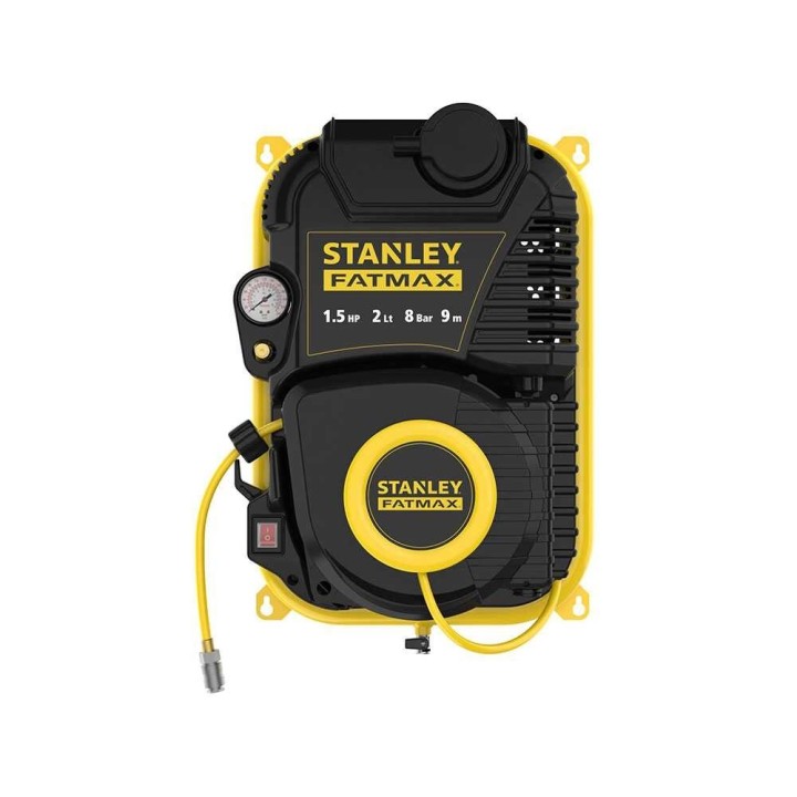 Stanley Wall Tech Pro seinäkompressori, öljytön, 1,5 HP, 2 l, 230 V