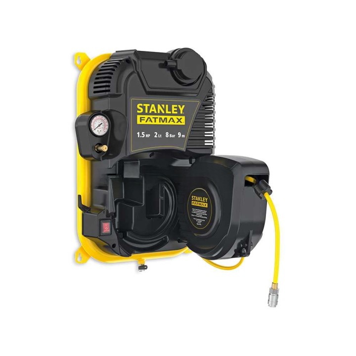Stanley Wall Tech Pro seinäkompressori, öljytön, 1,5 HP, 2 l, 230 V