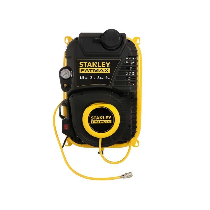 Stanley Wall Tech Pro seinäkompressori, öljytön, 1,5 HP, 2 l, 230 V